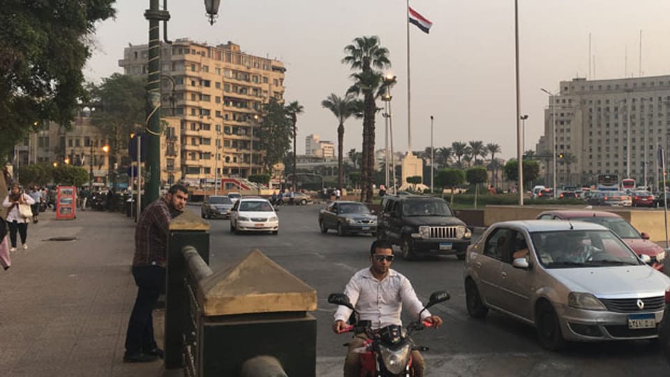 Tahrirplatz in Kairo. Längst rollt wieder der Verkehr, wo sich einst die Hoffnungen auf ein neues Ägypten konzentrierten.