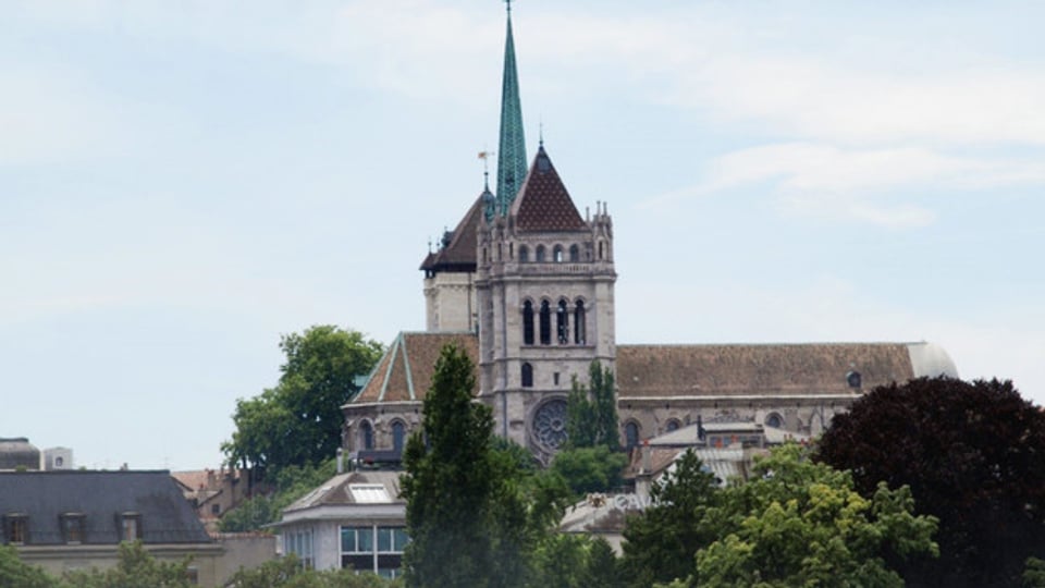 Der Reformations-Gottesdienst wurde in der Kathedrale St. Pierre in Genf gefeiert.