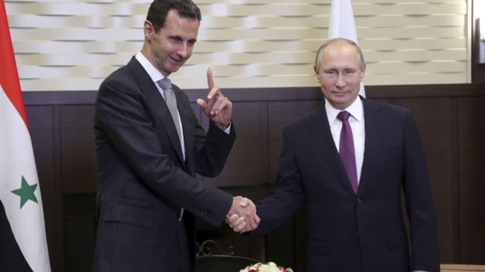 Syriens Machthaber Assad und Russlands Präsident Putin bei einem Treffen Mitte November in Sotschi.