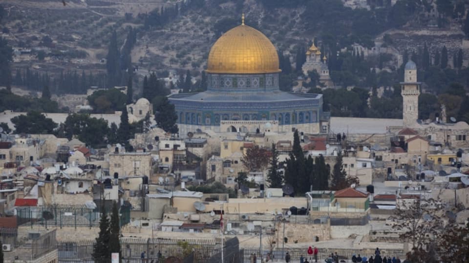 Blick auf die Altstadt von Jerusalem am 5. Dezember 2017.