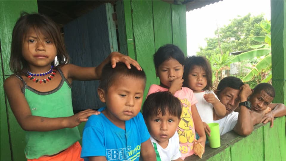 Vertrieben im eigenen Land: Angehörige der indigenen Wounaan in Riosucio. 7,3 Millionen Binnenflüchtlinge sind zur Zeit in Kolumbien registriert.