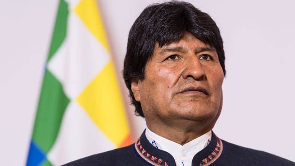 Der bolivianische Präsident Evo Morales ist zu Besuch in Bern.