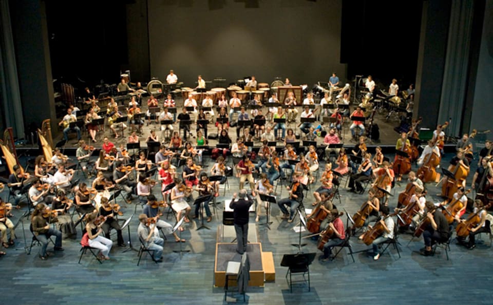 Das Lucerne Festival Academy orchestra bei einem Auftritt im Jahr 2005. (Symbolbild)