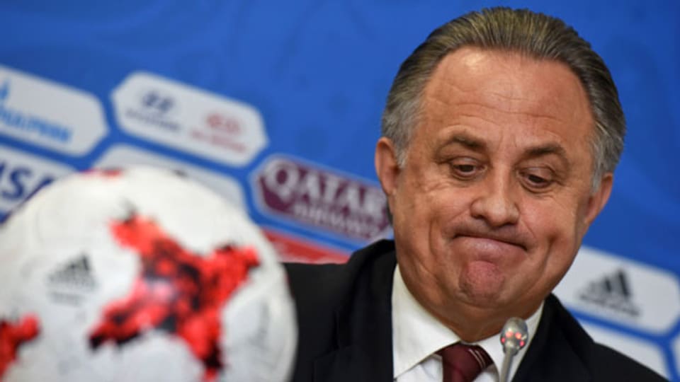 Witali Mutko tritt als Cheforganisator der WM 2018 in Russland zurück.