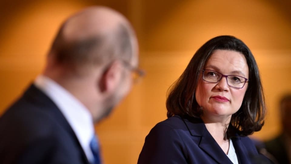Andrea Nahles soll die neue starke Frau an der SPD-Parteispitze werden.