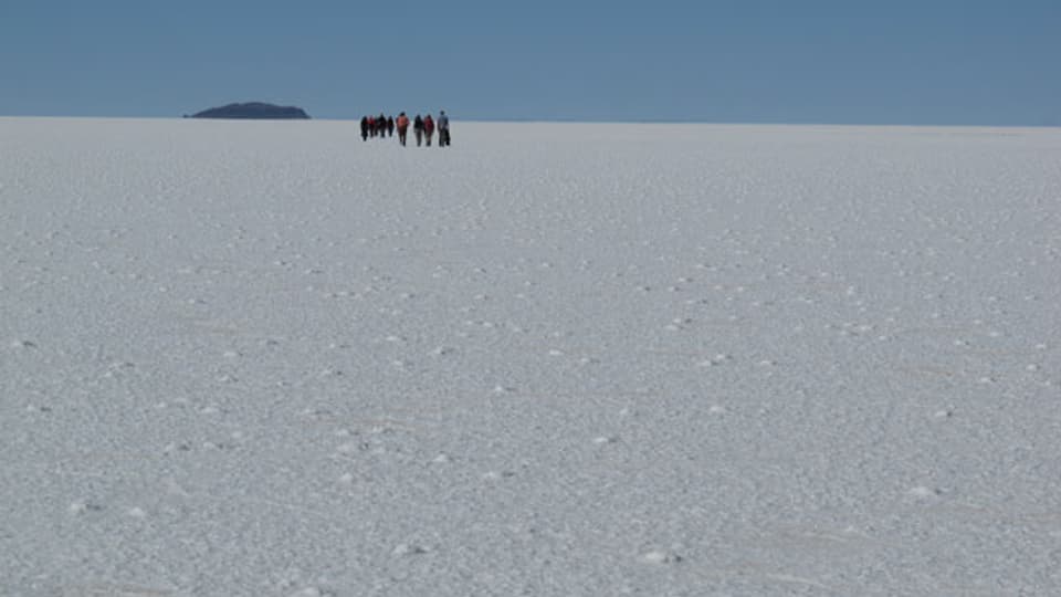 Kostbare Kruste: Im Salzsee Salar de Uyuni ist das Lithium gelöst.