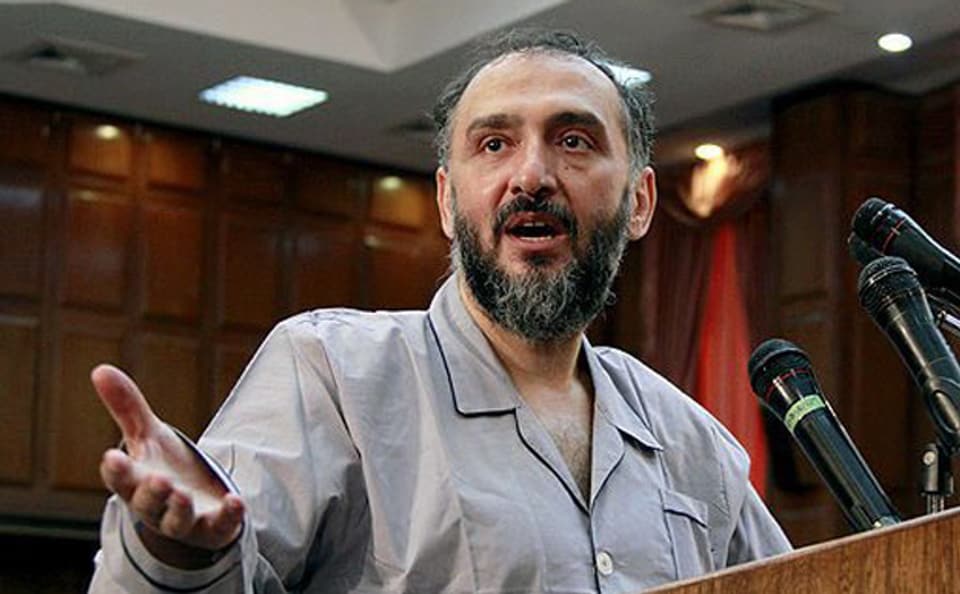 Der iranische Kleriker und Reformer bei einer gerichtlichen Anhörung im Jahr 2009.
