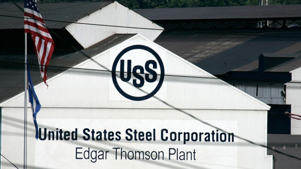 Das Werk der Montreal Works der United States Steel Corporation in Braddock, Pennsylvania.