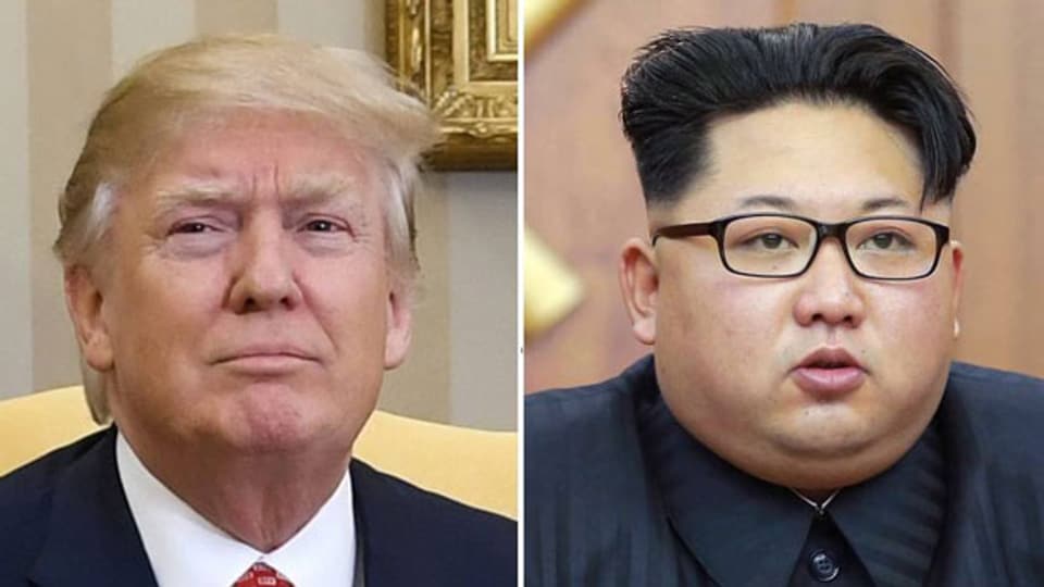 US-Präsident Donald Trump (links) und Nordkoreas Machthaber Kim Jong Un.