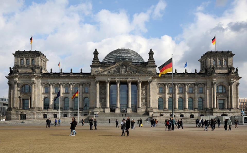 Der deutsche Bundestag in Berlin.