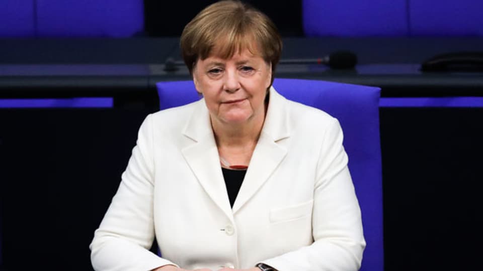Angela Merkel, deutsche Bundeskanzlerin nach der Wahl vom 14. März 2018.