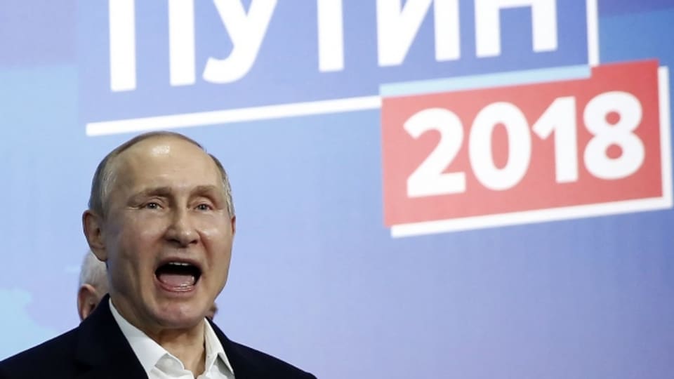 Wladimir Putin ist zum 4. Mal russischer Präsident - aber die Wahlbeteiligung lag unter der Erwartung.