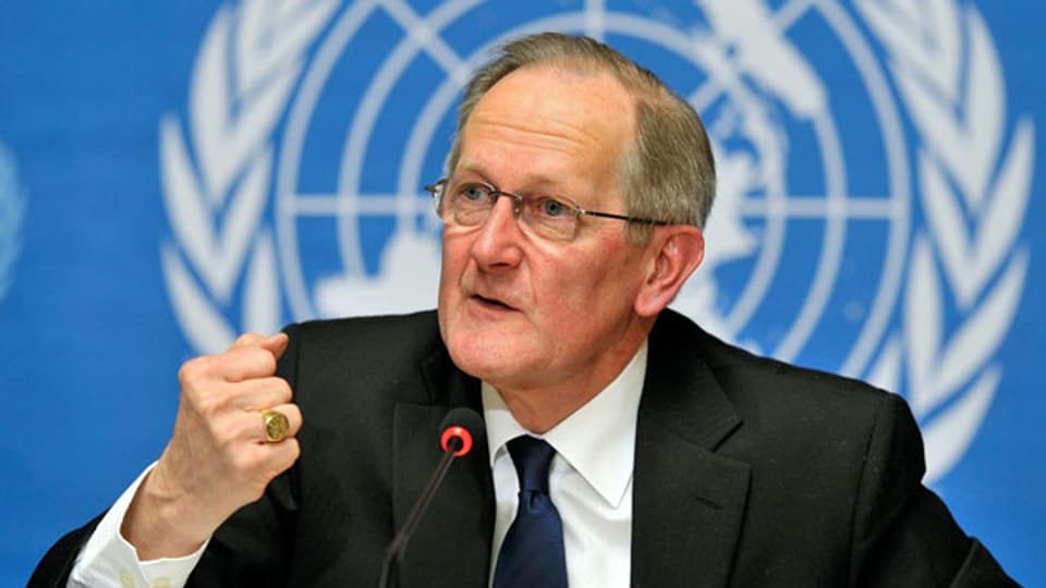 Der ehemalige Bundesrat Joseph Deiss, Ex-Präsident der UNO-Generalversammlung