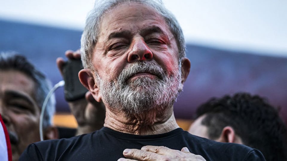 Präsident Lula da Silva in Sao Paulo, Brasilien, am 24. Januar 2018.