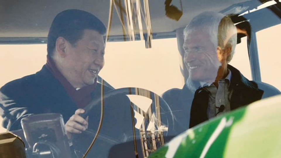 Sojafarmer Grant Kimberley pflegt eine besondere Beziehung zu China und kennt den chinesischen Präsidenten Xi Jing-Pin persönlich. Bild: Isabelle Jacobi.