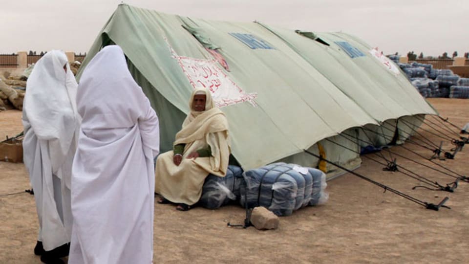 Flüchtlingslager in Libyen.