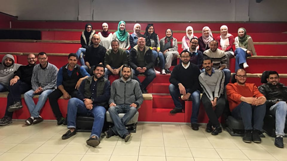 Das Team von Kharabeesh in Amman, Jordanien.