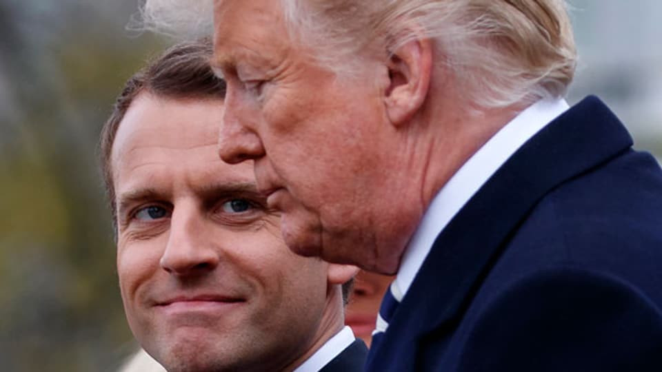 Frankreichs Präsident Emmanuel Macron (links) und US-Präsident Donald Trump.