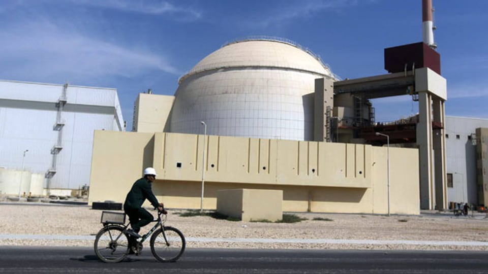 Das Buschher Atomkraftwerk in Teheran, Iran.