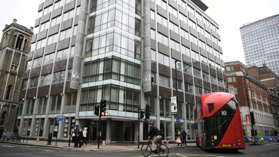 Das Hauptquartier von Cambride Analytica in London.