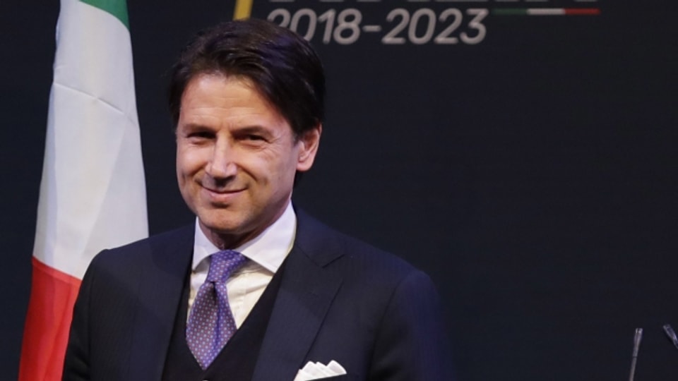 Giuseppe Conte soll Italien als Premiermnister in die Zukunft führen.