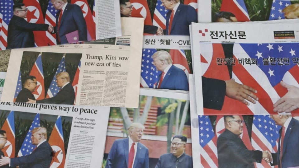 Der Korea-Gipfel war das Thema in der internationalen Presse.
