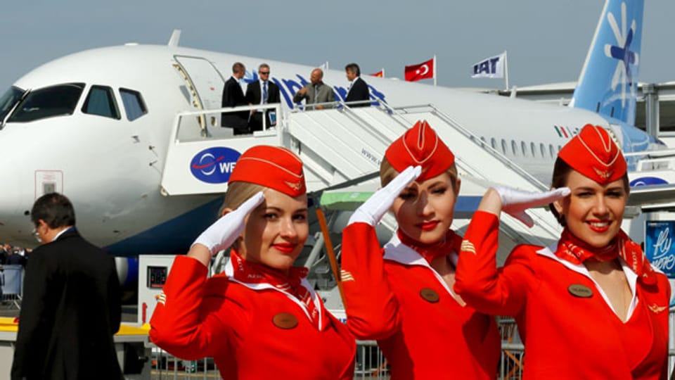 Flugbegleiterinnen bei Aeroflot.