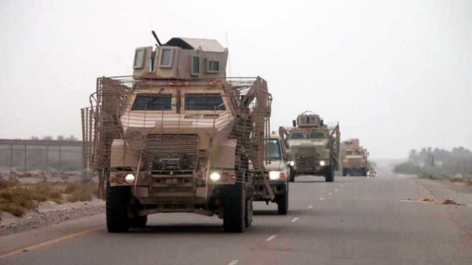 Militärischer Einmarsch in die jementischen Stadt Hudeida.