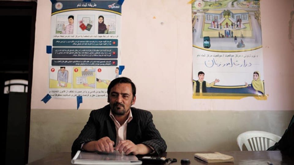 Wahlbüro in Kabul.
