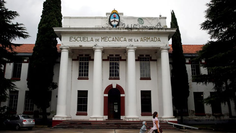 Memorial Museum und ehemalige ESMA Navy Schule und Internierungslager in Buenos Aires, Argentinien.