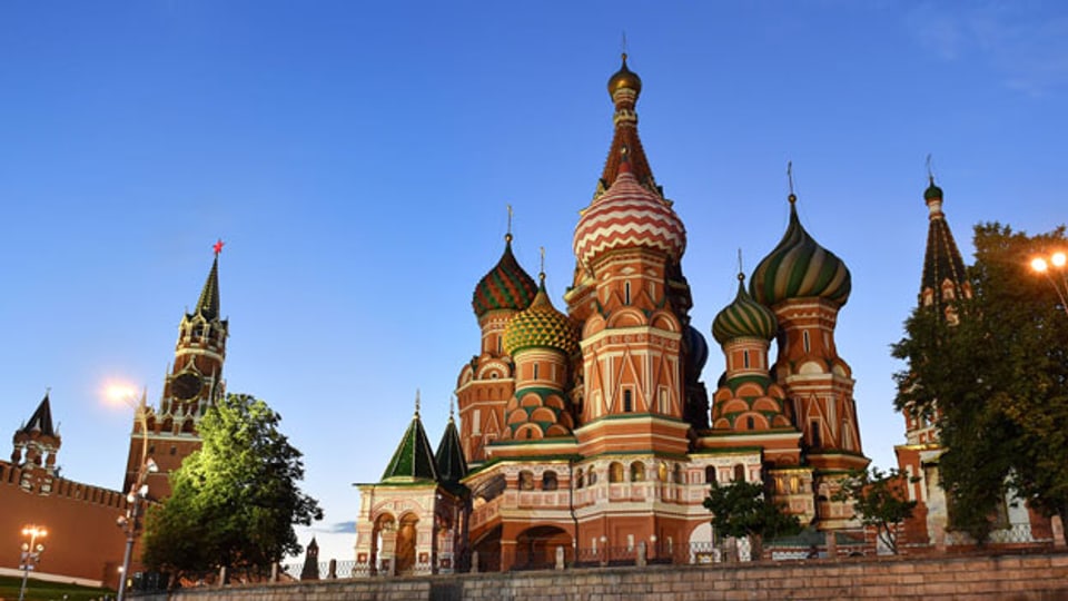 Kathedrale St. Basilius in Moskau.