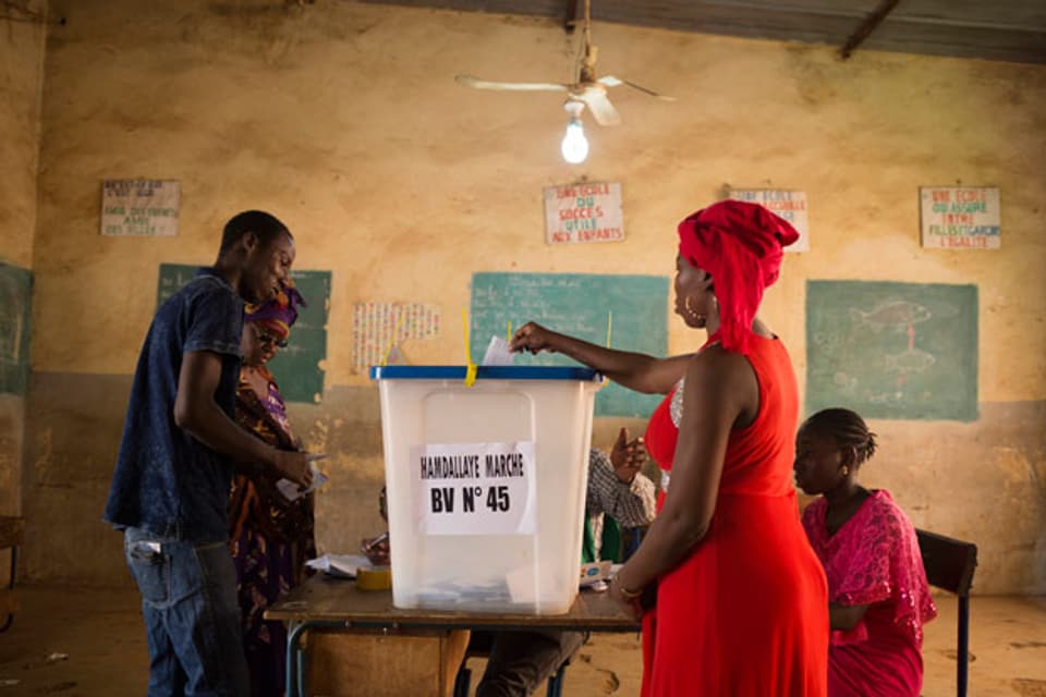 Wahllokal in Bamako