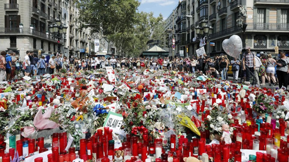 Nach dem Attentat vom 17. August 2017 in Barcelona.