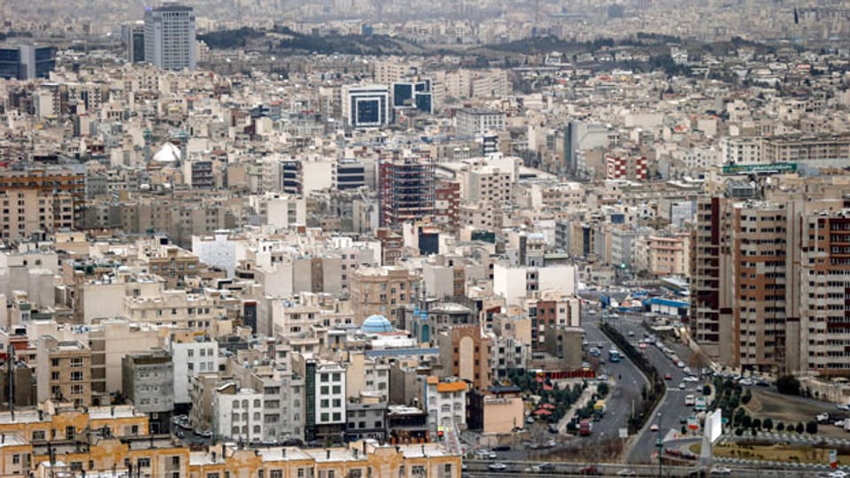 Blick über die iranische Hauptstadt Teheran.
