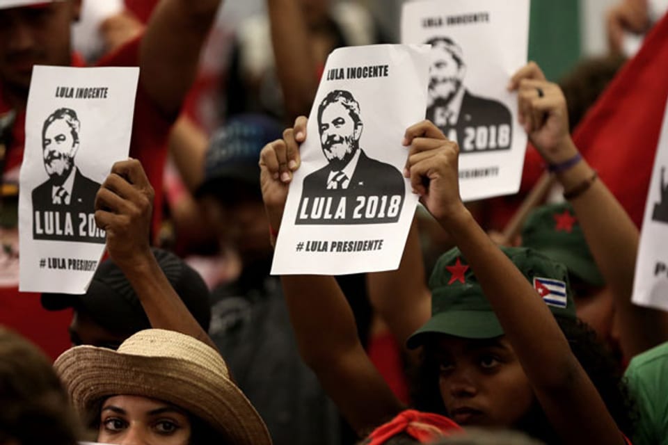 Anhänger von Lula da Silva in Brasilien