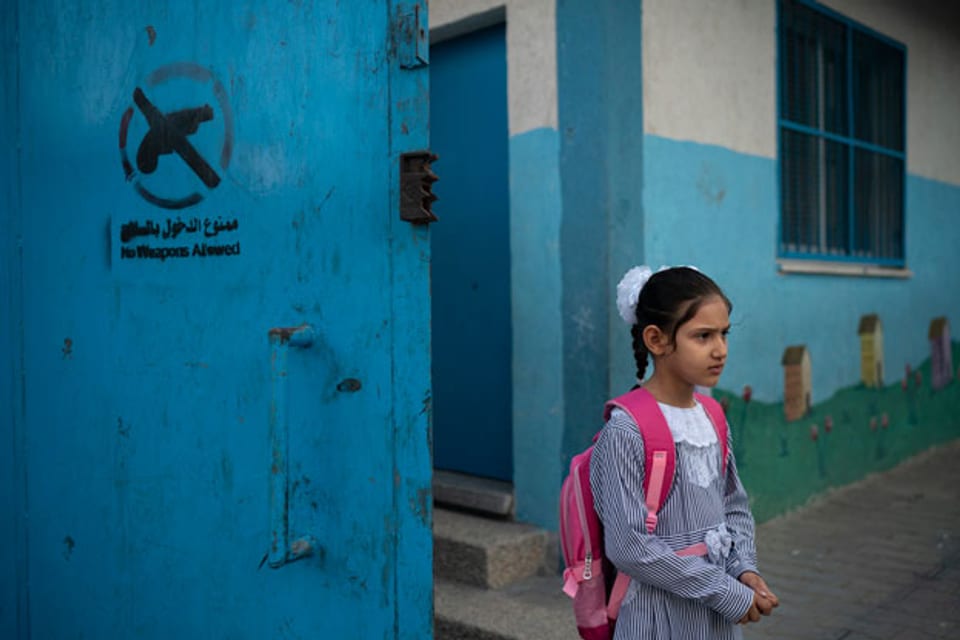 Erster Schultag in Gaza