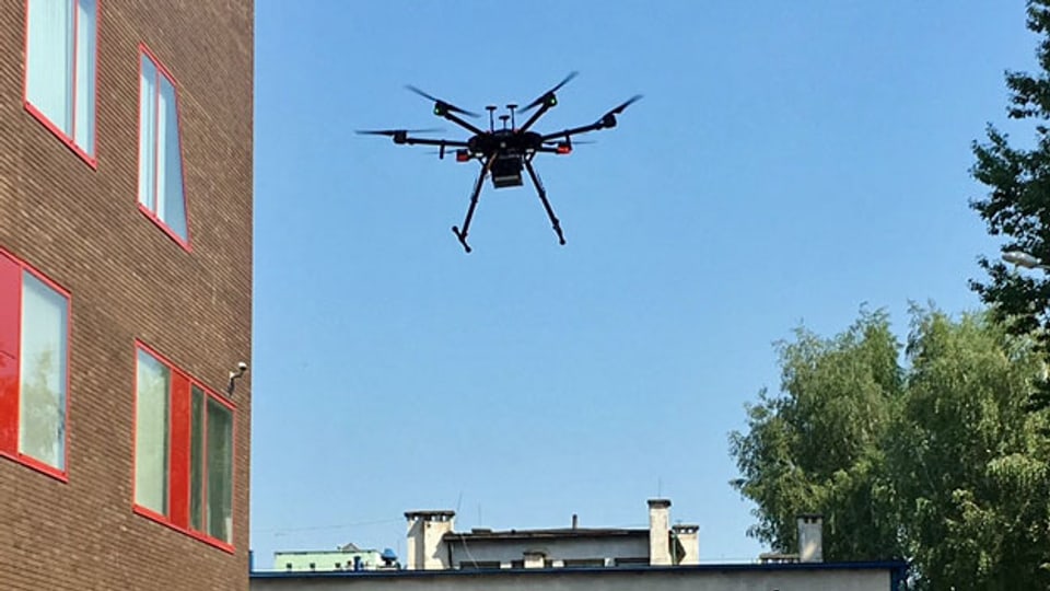 «Mit unserer Drohne können wir feststellen, welcher Kamin die Luft besonders stark verschmutzt.»