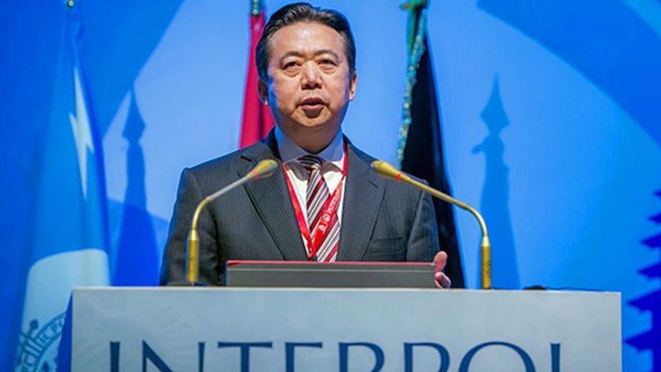 Der Interpol-Präsident Meng Hongwei, wurde in China inhaftiert.