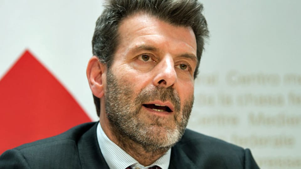 Staatssekretär Roberto Balzaretti an einer Medienkonferenz im September 2018 in Bern.