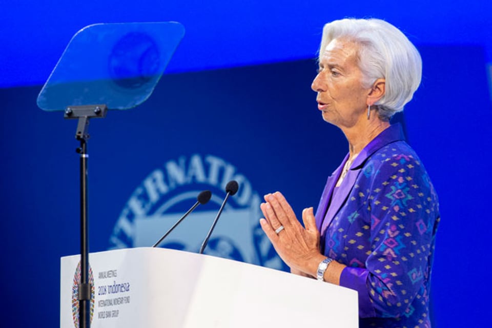 IWF-Chefin Christine Lagarde auf Bali