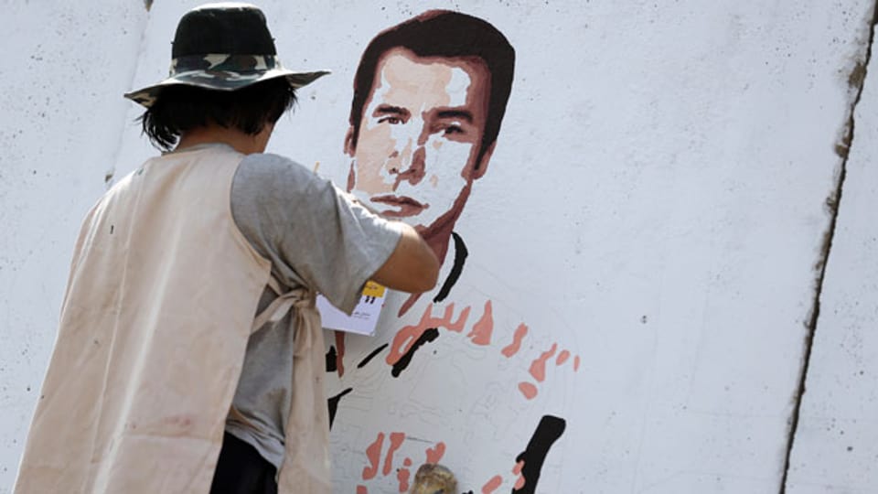 Ein ArtLords-Maler in Afghanistan.