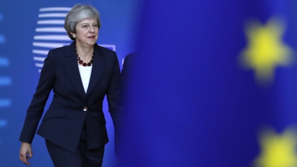 Gefordert: Grossbritanniens Premierministerin Theresa May vermochte die Kollegen am EU-Gipfel in Brüssel nicht zu überzeugen.