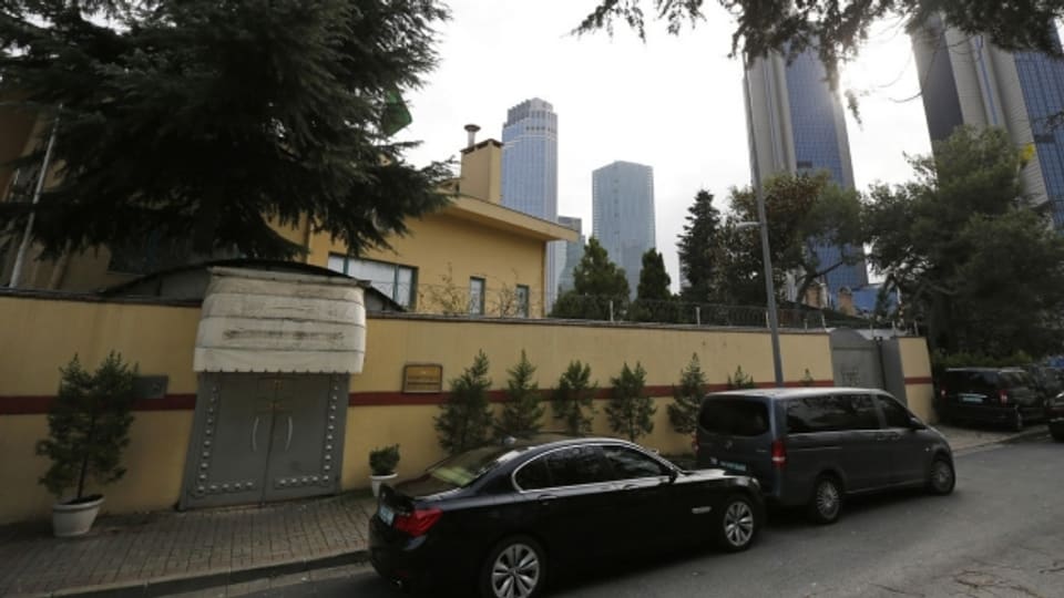 Das saudische Konsulat in Istanbul. Hier wurde Jamal Khashoggi am 2. Oktober zum letzten Mal gesehen.