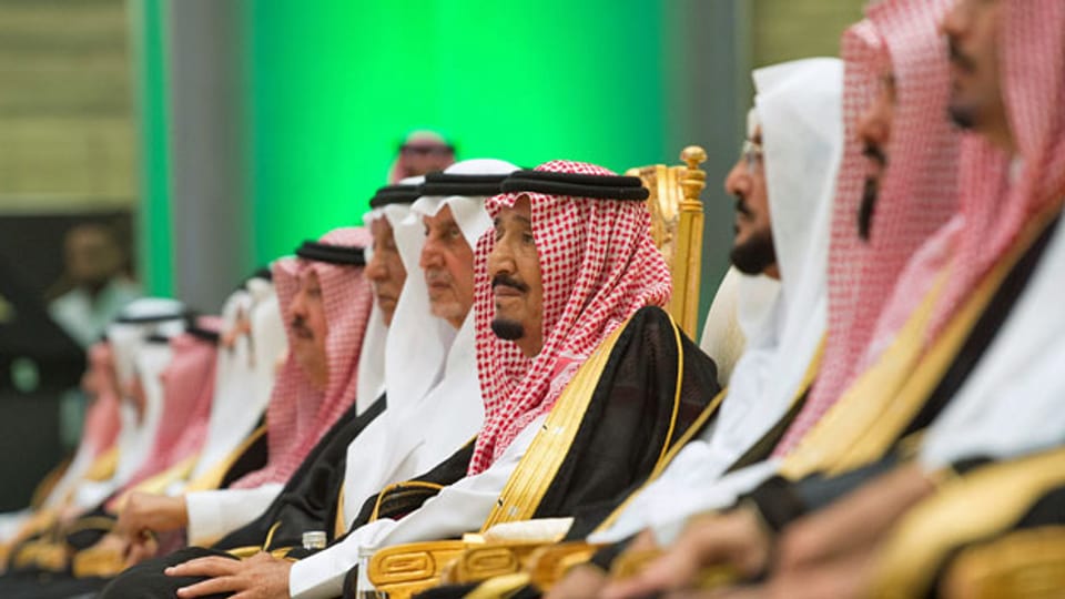 Saudi-Arabiens König Salman bin Abdulaziz Al Saud bei der Einweihung der Haramain-Eisenbahn, die Mekka und Medina mit der Küstenstadt Jeddah, Saudi-Arabien verbindet.