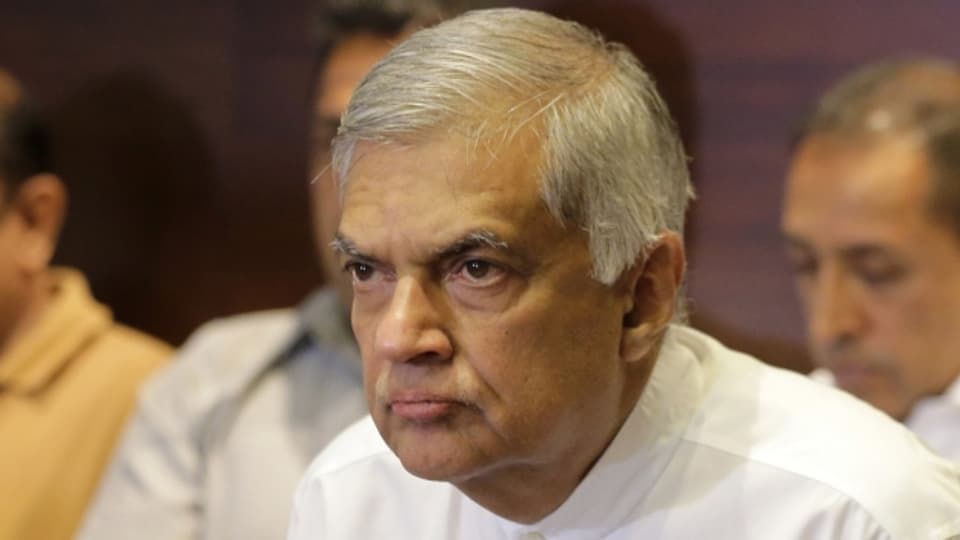 Sri Lankas Premierminister Wickeremesinghe ist abgesetzt worden.