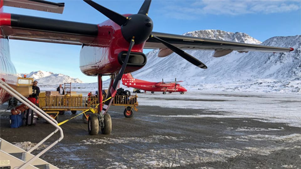 Flughafen in Grönland.