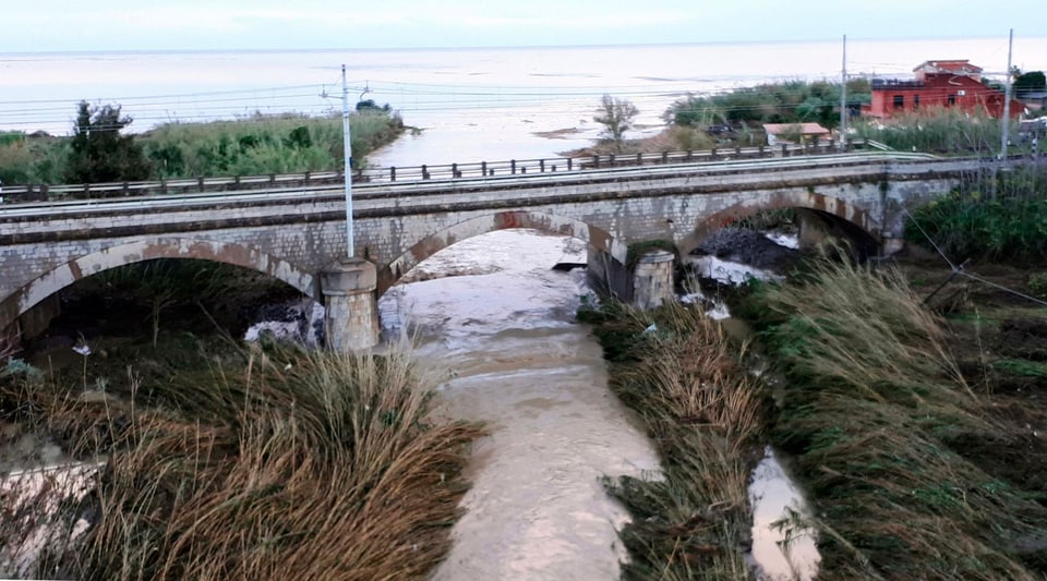 Überschwemmung bei Casteldaccia