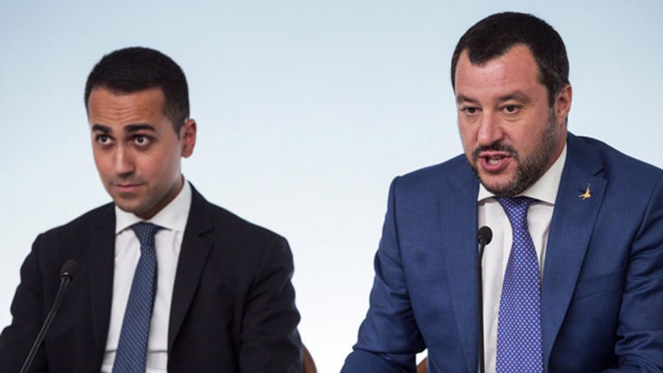 Luigi Di Maio (links) und Matteo Salvini.