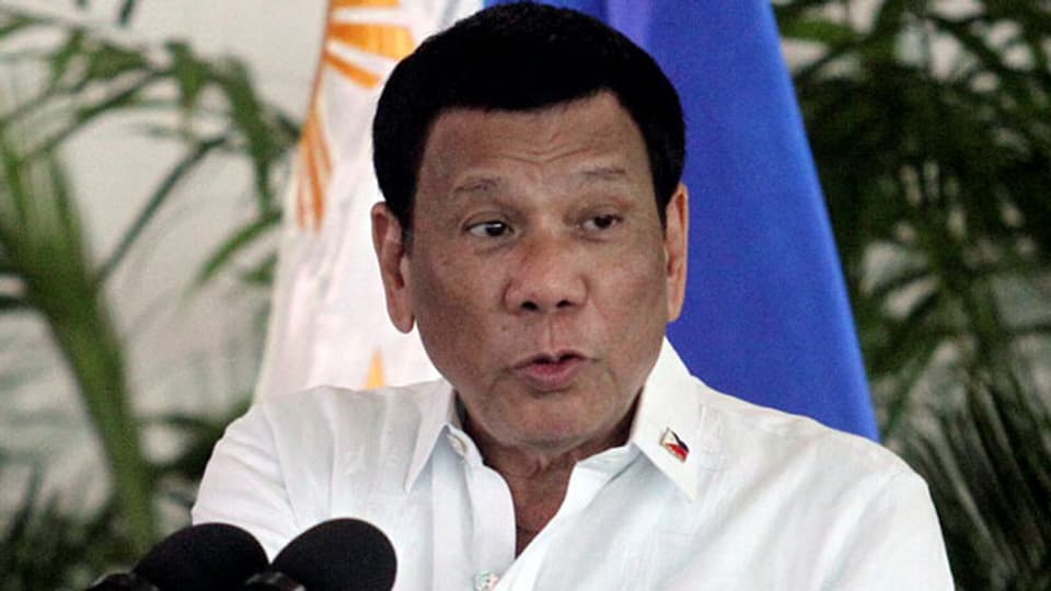 Rodrigo Duterte, Präsident der Philippinen.
