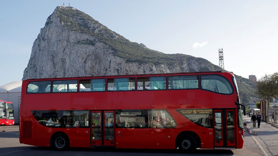 Der Felsen von Gibraltar.